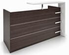 63&quotW Reception Desk with Floating Counter