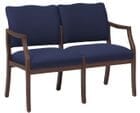 Franklin 2 Seat Loveseat in Standard Fabric or Vinyl