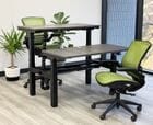 2 Person Electric Lift Desk - 48" x 24" Worksurfaces