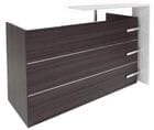 63&quotW Reception Desk with Floating Counter