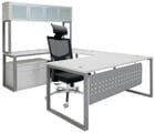 TrendSpaces 71" x 108" U-Desk, Hutch, File & Chair - Furniture Set