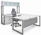 TrendSpaces U-Shaped Workstation w/Hutch