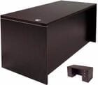 Mocha Rectangular Manager's Desk w/6 Drawers