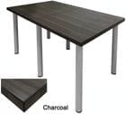 6' x 4' Standing Height Conference Table w/Round Post Legs