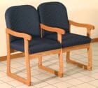 Double Sled Base Chair w/ Arms