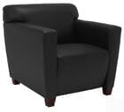 Black Leather Club Chair