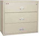 38&quotW 3-Drawer FireKing Fireproof Lateral File