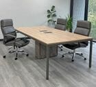 8' Contrasts Rustic Conference Table