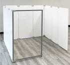 6'W x 6'D x 5'H Economy White Laminate Modular Office