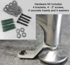 Floor Mount Brackets - Set of 4