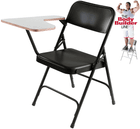 Steel Folding Chair with Tablet Arm - 480 lb Capacity