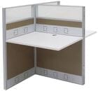 36&quotW x 50&quotD x 48&quotH Premium Series Double Add-On Carrel