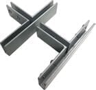 Steel T-Shaped Brackets for Sneeze Guard Panels - Set of 2 - IN STOCK!