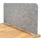 36&quotW x 17&quotH PET Tackable Surface Mount Privacy Panel in Light Gray