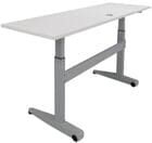 72" x 24" Pneumatic Height Adjustable Mobile Table