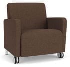 Ravenna 500 lbs Bariatric Guest Chair w/ Casters in Standard Fabric or Vinyl