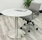 36&quotR Sintered Stone Disc Base Table