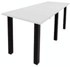 8' x 3' Standing Height Conference Table w/Square Post Legs