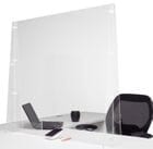 Premium 1/4" Thick 36&quotW x 36&quotH Protective Acrylic Sneeze Guard - IN STOCK!