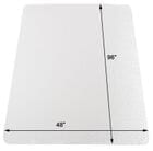 48" x 96" Medium Pile Carpet .2" Thick Chair Mat