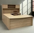 Beaumont Conference U-Shaped Workstation w/Hutch - 71&quotW x 100&quotD