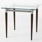 Glass Reception End Table & Coffee Table Series - 22" Square End Table
