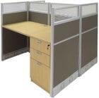 48&quotW x 49&quotD x 48&quotH Value Series Double Starter Cubicle
