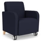 Siena Guest Chair w/ Casters in Standard Fabric or Vinyl