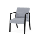 Waterfall 400 lb. Capacity Guest Chair in Upgrade Fabric/Healthcare Vinyl