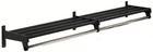 72" Wide Steel Wall-Mount Coat Rack