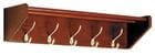 Oak 5-Hook Coat & Hat Rack
