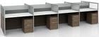 43&quotH Custom 8-Person Bench Workstation 