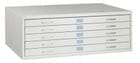  46&quotW Five-Drawer Steel Flat File