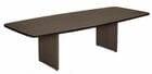 36" x 96" Boat Shaped Conference Table w/Folding Base