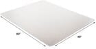 48" x 60" High Pile Carpet .25" Thick Rectangular Chair Mat w/Beveled Edges