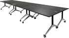 60" x 198" Modular Flip Top Conference Table