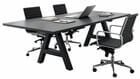 8' Rectangular Conference Table with Metal A-Frame Base - More Sizes Available