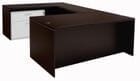 Mocha Executive U-Desk