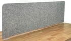 60&quotW x 17&quotH PET Tackable Surface Mount Privacy Panel in Light Gray