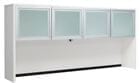 White Glass Door Hutch