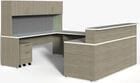 Wrap-Around Custom Reception Desk - Left Bridge, 84" x 111"