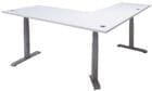 71&quotW x 76&quotD Fully Height Adjustable Executive L-Desk