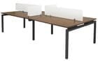 4-Person Benching Workstation w/ 60" x 24" Worksurfaces