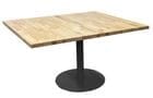 3' x 4' Solid Wood Top w/ Steel Disc Base - Add-On