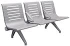 Ascend 3-Seat Beam Seater in Gray Mist