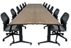 60" x 198" Converge Easy Flip Modular Conference Table