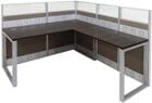 TrendSpaces Premium Cubicle Series - L-Shaped Cubicle  