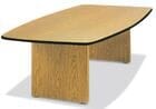 48" x 96" Boat Shaped Conference Table w/Folding Base