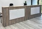 12' Contrasts 2-Person Rustic Reception Desk