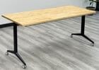 66" x 30" Converge Easy Flip Solid Wood Training Table